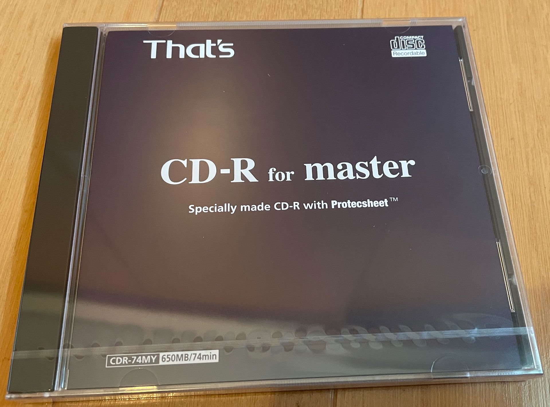 CD-R for master